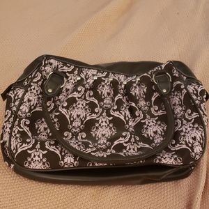 Brown and pink diaper bag - new without tags